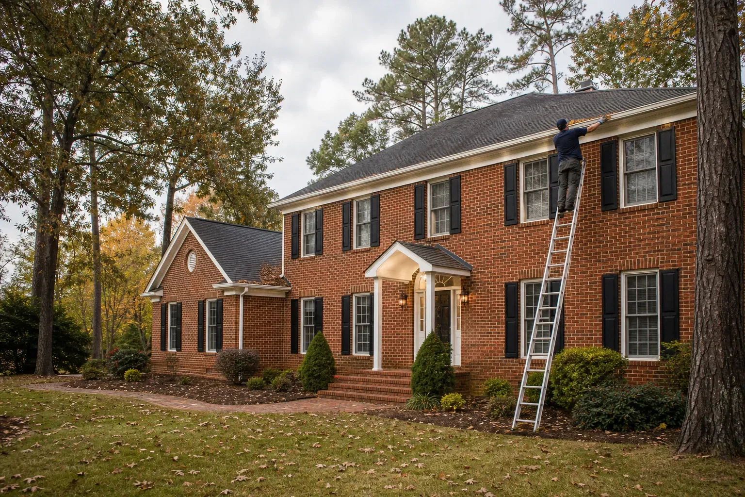Gutter Cleaning Greensboro, NC — residential gutter and downspout work